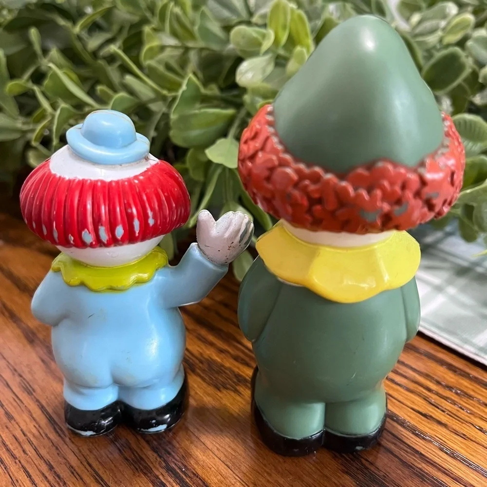 1960’s Happy Circus Clown Figures Hong Kong Cake Topper Decoration‎ Toy